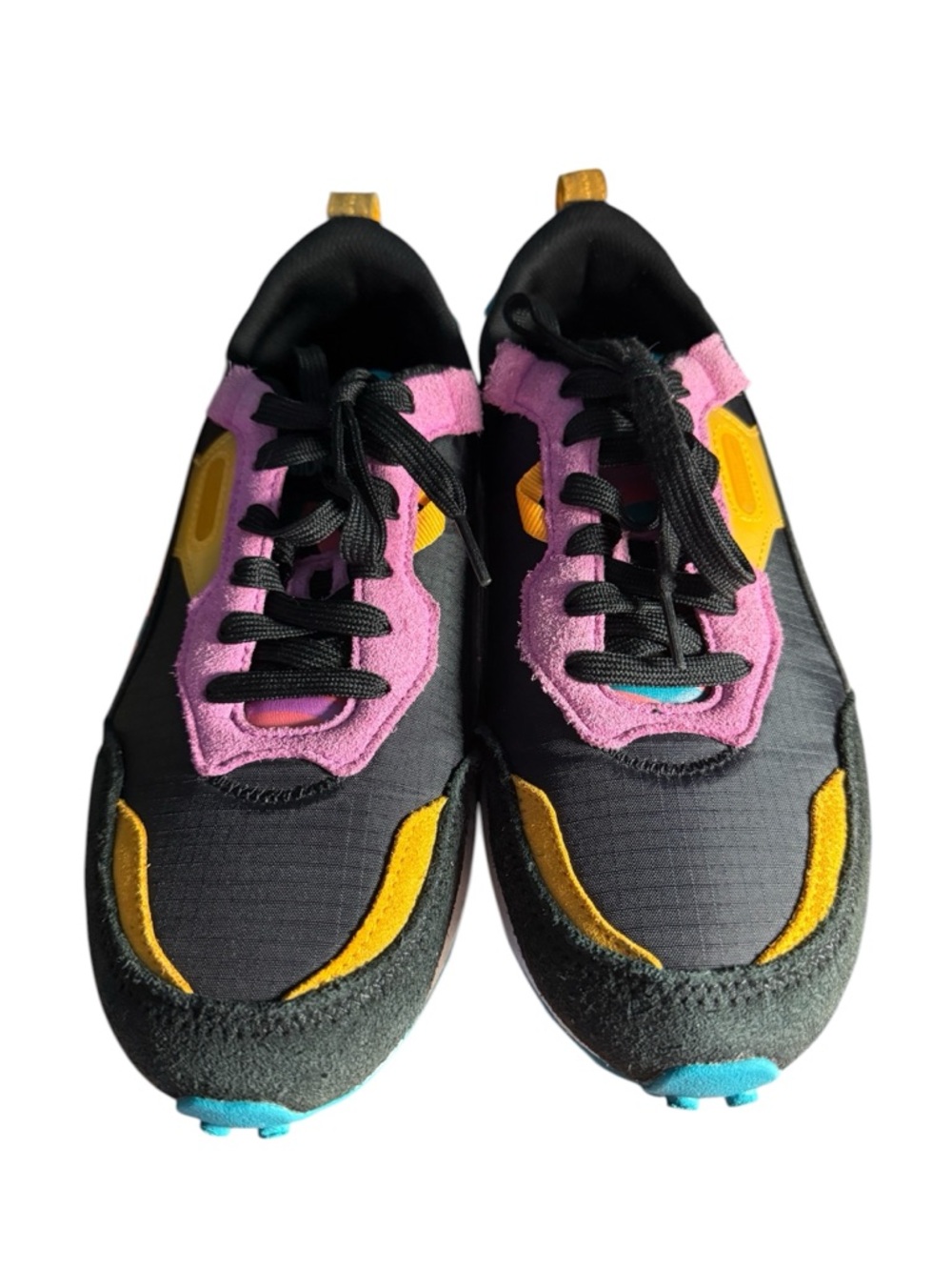 The PUMA Rider FV Lava Sneaker - Black Pink Yellow Turquoise - Picture 5 of 11
